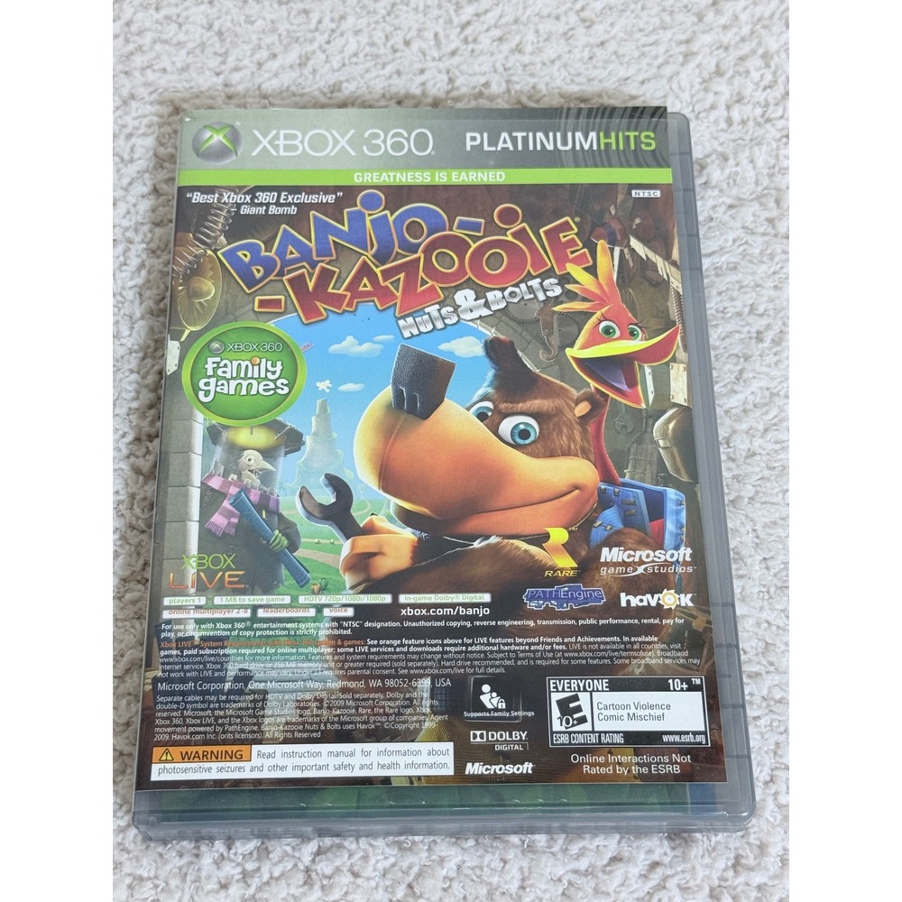 Banjo-Kazooie Nuts & Bolts Viva Pinata Xbox 360 Platinum Hits 2-Game Bundle
